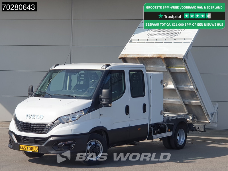 Iveco Daily 35C14 Kipper met Kist Dubbel Cabine Dubbellucht 3,5t Trekhaak Airco Cruise Euro6 Tipper Benne Kieper 2m3 Airco Trekhaak Cruise c - 翻斗货车:图1 Iveco Daily 35C14 Kipper met Kist Dubbel Cabine Dubbellucht 3,5t Trekhaak Airco Cruise Euro6 Tipper Benne Kieper 2m3 Airco Trekhaak Cruise c - 翻斗货车:图1