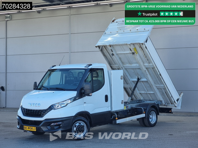 Iveco Daily 35C14 Open Laadbak met Kist Dubbellucht 3,5t Trekhaak Airco Cruise Camera Euro6 Pritsche Pickup Open Box Airco Trekhaak Cruise c - 平板货车:图1 Iveco Daily 35C14 Open Laadbak met Kist Dubbellucht 3,5t Trekhaak Airco Cruise Camera Euro6 Pritsche Pickup Open Box Airco Trekhaak Cruise c - 平板货车:图1