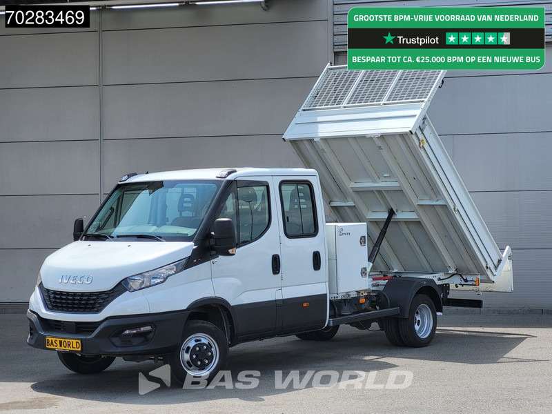 Iveco Daily 35C16 3.0L Kipper met Kist Dubbel Cabine Dubbellucht 3,5t Trekhaak Navi Airco Cruise Camera Euro6 Kieper Tipper Benne 2m3 Airco - 翻斗货车:图1 Iveco Daily 35C16 3.0L Kipper met Kist Dubbel Cabine Dubbellucht 3,5t Trekhaak Navi Airco Cruise Camera Euro6 Kieper Tipper Benne 2m3 Airco - 翻斗货车:图1