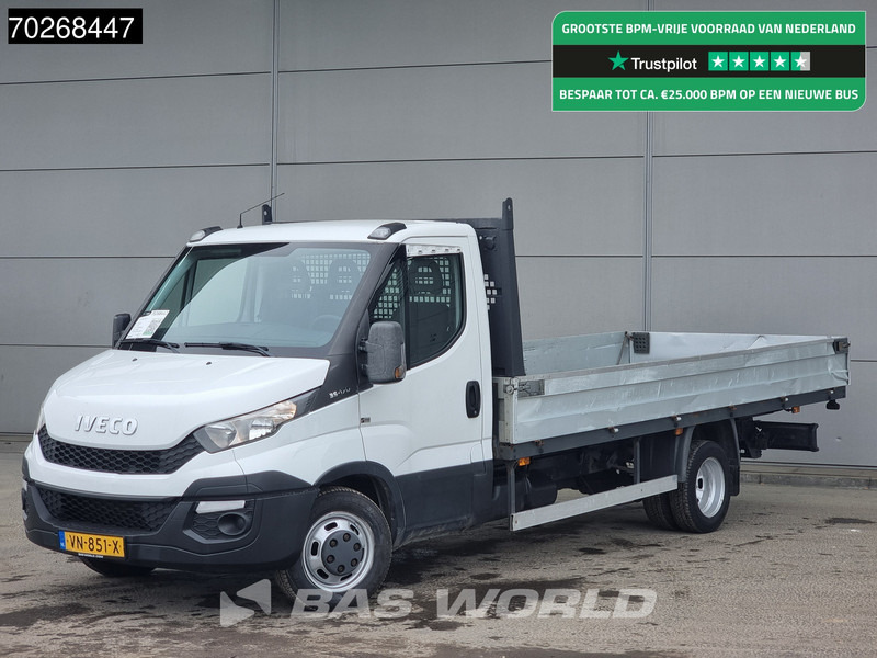 Iveco Daily 35C17 3.0L 170PK Open Laadbak Dubbellucht 3,5t Trekhaak Pritsche Pickup 4m3 Trekhaak Cruise control - 平板货车:图1 Iveco Daily 35C17 3.0L 170PK Open Laadbak Dubbellucht 3,5t Trekhaak Pritsche Pickup 4m3 Trekhaak Cruise control - 平板货车:图1