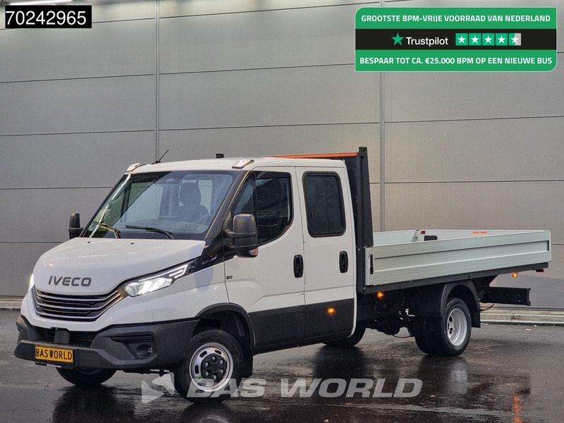 Iveco Daily 35C18 3.0 180PK Nwe model 2025 Dubbel Cabine Open laadbak Navi ACC LED 3,5T Trekvermogen Pritsche Pickup Airco Dubbel cabine - 平板货车:图1 Iveco Daily 35C18 3.0 180PK Nwe model 2025 Dubbel Cabine Open laadbak Navi ACC LED 3,5T Trekvermogen Pritsche Pickup Airco Dubbel cabine - 平板货车:图1