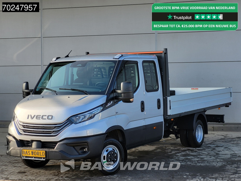 Iveco Daily 35C18 3.0 180PK Nwe model 2025 Dubbel Cabine Open laadbak Navi ACC LED 3,5T Trekvermogen Pritsche Pickup Airco Dubbel cabine - 平板货车:图1 Iveco Daily 35C18 3.0 180PK Nwe model 2025 Dubbel Cabine Open laadbak Navi ACC LED 3,5T Trekvermogen Pritsche Pickup Airco Dubbel cabine - 平板货车:图1