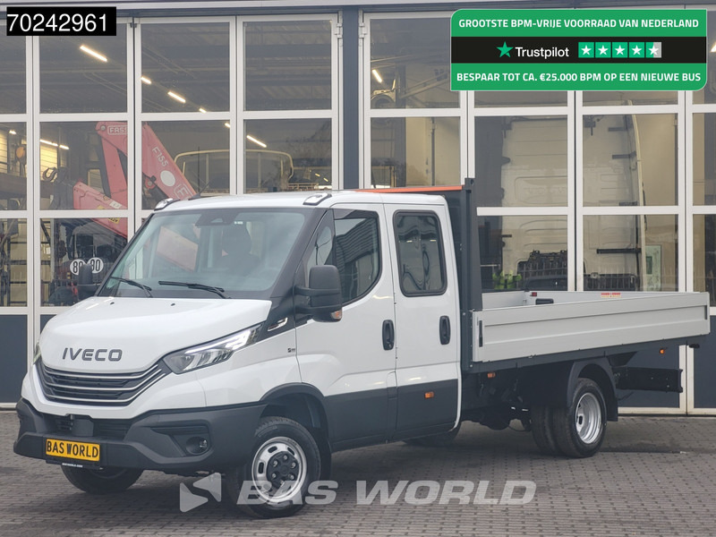 Iveco Daily 35C18 3.0L Automaat 180PK 2025-model Dubbel Cabine Open laadbak Navi ACC LED 3,5T Trekvermogen Euro6 Pritsche Pickup Airco Dubbe - 平板货车:图1 Iveco Daily 35C18 3.0L Automaat 180PK 2025-model Dubbel Cabine Open laadbak Navi ACC LED 3,5T Trekvermogen Euro6 Pritsche Pickup Airco Dubbe - 平板货车:图1