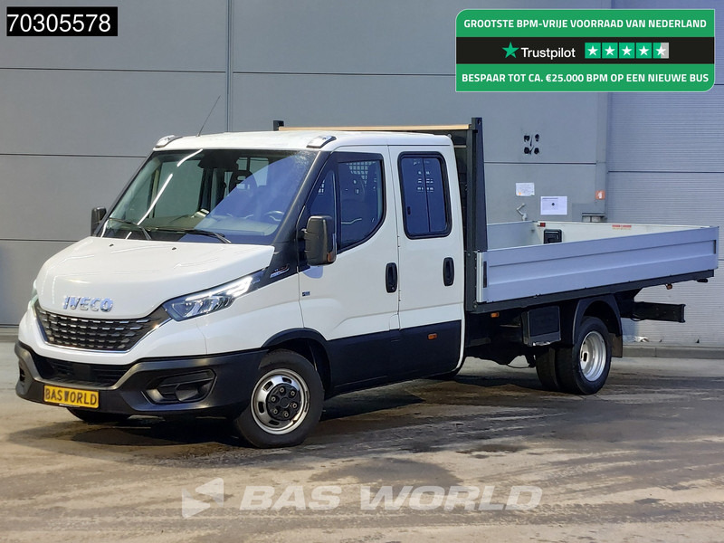 Iveco Daily 35C18 3.0L Automaat Dubbel Cabine Open Laadbak Dubbellucht LED Airco Cruise Euro6 Pritsche Pickup Airco Cruise control - 平板货车:图1 Iveco Daily 35C18 3.0L Automaat Dubbel Cabine Open Laadbak Dubbellucht LED Airco Cruise Euro6 Pritsche Pickup Airco Cruise control - 平板货车:图1