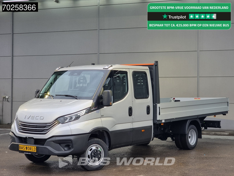 Iveco Daily 35C21 3.0L Automaat 2025model Open laadbak Dubbel Cabine CarPlay ACC LED 3,5T Trekvermogen Pritsche Pickup Airco Dubbel cabine - 平板货车:图1 Iveco Daily 35C21 3.0L Automaat 2025model Open laadbak Dubbel Cabine CarPlay ACC LED 3,5T Trekvermogen Pritsche Pickup Airco Dubbel cabine - 平板货车:图1