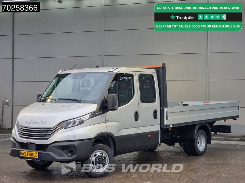 Iveco Daily 35C21 3.0L Automaat 210PK 2025-Model Open laadbak Dubbel Cabine Dubbellucht CarPlay ACC LED 3,5T Trekvermogen Euro6 Pritsche Pic - 平板货车:图1 Iveco Daily 35C21 3.0L Automaat 210PK 2025-Model Open laadbak Dubbel Cabine Dubbellucht CarPlay ACC LED 3,5T Trekvermogen Euro6 Pritsche Pic - 平板货车:图1