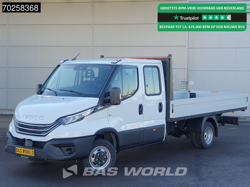 Iveco Daily 35C21 3.0L Automaat 210PK 2025-Model Open laadbak Dubbel Cabine Dubbellucht CarPlay ACC LED 3,5T Trekvermogen Euro6 Pritsche Pic - 平板货车:图1 Iveco Daily 35C21 3.0L Automaat 210PK 2025-Model Open laadbak Dubbel Cabine Dubbellucht CarPlay ACC LED 3,5T Trekvermogen Euro6 Pritsche Pic - 平板货车:图1