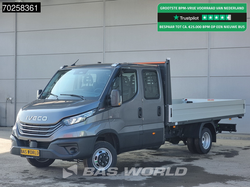 Iveco Daily 35C21 Automaat 2025model Open laadbak Dubbel Cabine CarPlay ACC LED 3,5T Trekvermogen Pritsche Pickup Airco Dubbel cabine - 平板货车:图1 Iveco Daily 35C21 Automaat 2025model Open laadbak Dubbel Cabine CarPlay ACC LED 3,5T Trekvermogen Pritsche Pickup Airco Dubbel cabine - 平板货车:图1