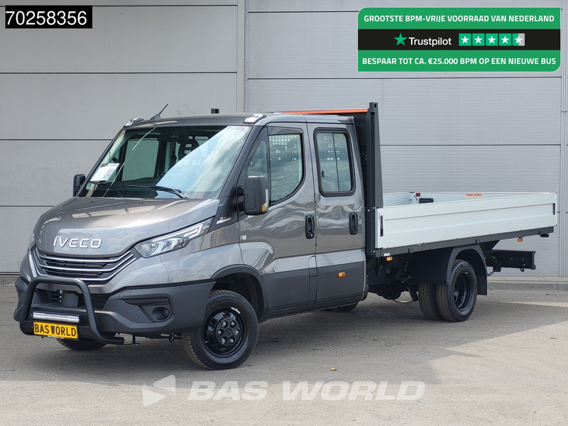 Iveco Daily 35C21 Automaat Black Edition 2025model Open laadbak Dubbel Cabine CarPlay ACC LED 3,5T Trekvermogen Pritsche Pickup Airco Dubbel - 平板货车:图1 Iveco Daily 35C21 Automaat Black Edition 2025model Open laadbak Dubbel Cabine CarPlay ACC LED 3,5T Trekvermogen Pritsche Pickup Airco Dubbel - 平板货车:图1