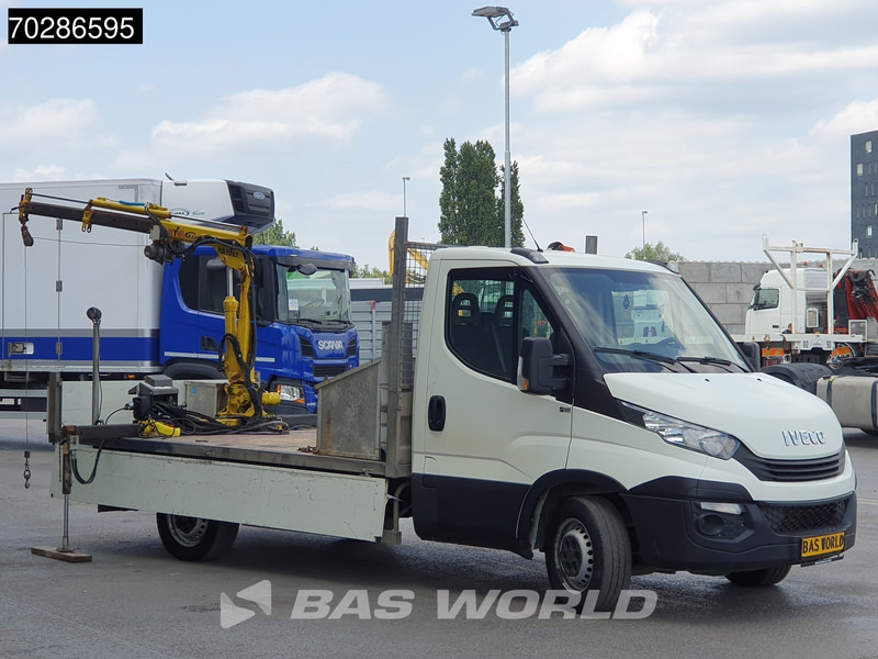 Iveco Daily 35S14 Open Laadbak Kraanwagen Hyva HA15 Euro6 3,5t Trekhaak Crane Kranwagen Pritsche Pickup Open Box Trekhaak - 平板货车:图2 Iveco Daily 35S14 Open Laadbak Kraanwagen Hyva HA15 Euro6 3,5t Trekhaak Crane Kranwagen Pritsche Pickup Open Box Trekhaak - 平板货车:图2