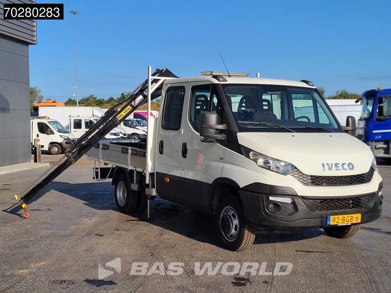 Iveco Daily 50C17 3,0L Automaat 170PK HIAB 017T-2 DC Open laadbak Dubbellucht Airco Euro6 Pickup Crane Kraanwagen Kranwagen Pritsche Airco D - 平板货车:图2 Iveco Daily 50C17 3,0L Automaat 170PK HIAB 017T-2 DC Open laadbak Dubbellucht Airco Euro6 Pickup Crane Kraanwagen Kranwagen Pritsche Airco D - 平板货车:图2