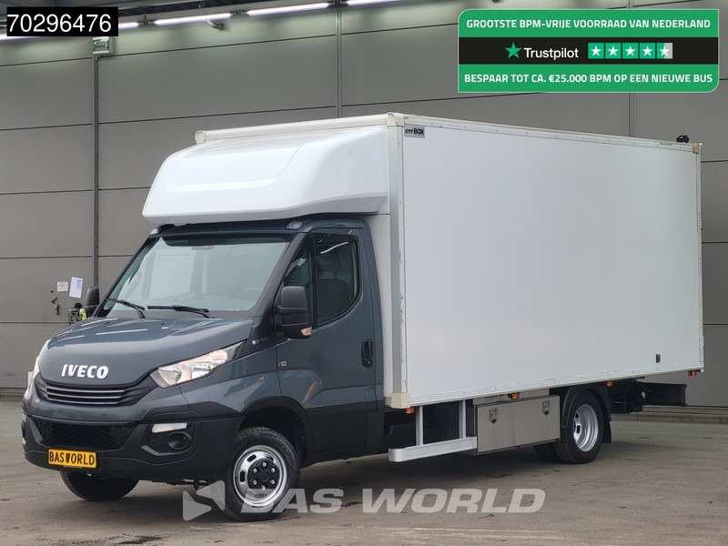 Iveco Daily 50C18 3.0L Automaat 3,5t Trekhaak Bakwagen Zijdeur Achterdeuren 180PK 5tons Navi Standkachel Euro6 Meubelbak Koffer Trekhaak - 厢式货车:图1 Iveco Daily 50C18 3.0L Automaat 3,5t Trekhaak Bakwagen Zijdeur Achterdeuren 180PK 5tons Navi Standkachel Euro6 Meubelbak Koffer Trekhaak - 厢式货车:图1