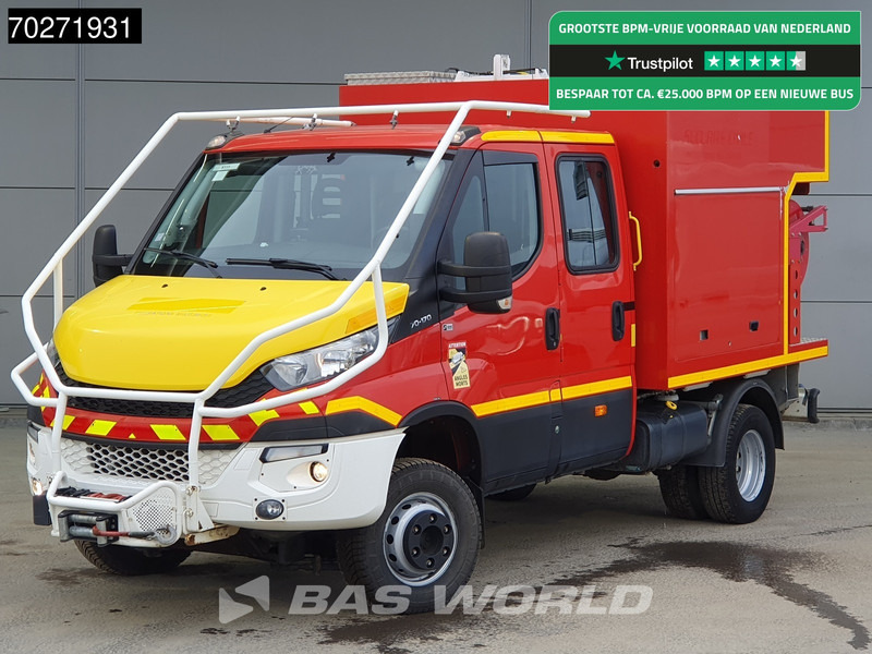 Iveco Daily 70C17 4x4 Achleitner Firetruck Brandweerwagen AWD Allrad Camper 1200liter Airco Dubbel cabine Trekhaak Cruise control - 救护车:图1 Iveco Daily 70C17 4x4 Achleitner Firetruck Brandweerwagen AWD Allrad Camper 1200liter Airco Dubbel cabine Trekhaak Cruise control - 救护车:图1
