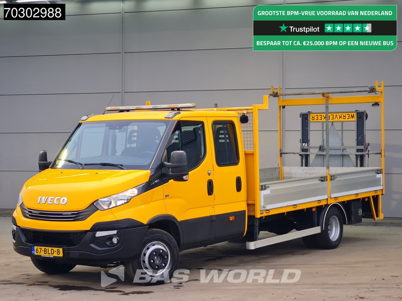 Iveco Daily 70C18 3.0L Automaat 452cmOpen Laadbak Dubbel Cabine Dubbellucht 3,5t Trekhaak Navi Airco Cruise Camera Zwaailamp Euro6 Pritsche - 平板货车:图1 Iveco Daily 70C18 3.0L Automaat 452cmOpen Laadbak Dubbel Cabine Dubbellucht 3,5t Trekhaak Navi Airco Cruise Camera Zwaailamp Euro6 Pritsche - 平板货车:图1