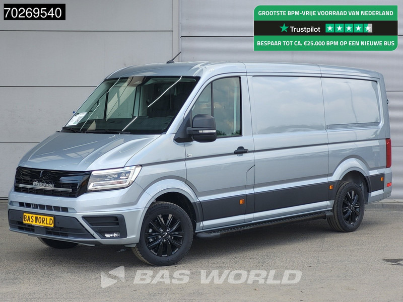 MAN TGE 3.180 Automaat 2025 Black Edition model Facelift L3H2 Navi CarPlay Camera L2H1 10m3 Airco Cruise control - 无侧窗厢式货车:图1 MAN TGE 3.180 Automaat 2025 Black Edition model Facelift L3H2 Navi CarPlay Camera L2H1 10m3 Airco Cruise control - 无侧窗厢式货车:图1