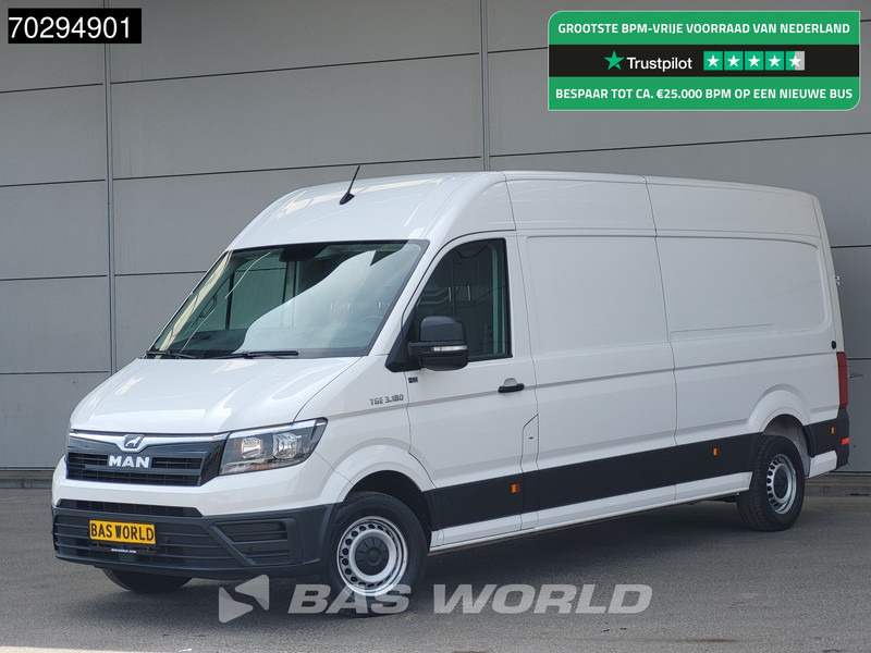 MAN TGE 3.180 COMING SOON! Automaat 180PK L4H3 Airco Camera Parkeersensoren 10,4inch-Display Euro6 L3H2 15m3 Airco Cruise control - 无侧窗厢式货车:图1 MAN TGE 3.180 COMING SOON! Automaat 180PK L4H3 Airco Camera Parkeersensoren 10,4inch-Display Euro6 L3H2 15m3 Airco Cruise control - 无侧窗厢式货车:图1