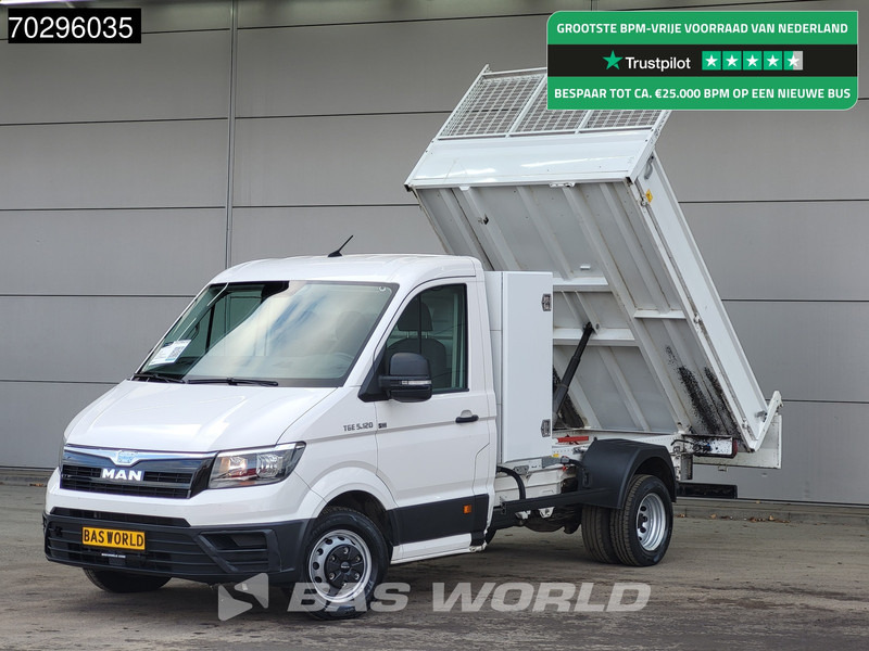 MAN TGE 5.120 Kipper met Kist Dubbellucht 3,5t Trekhaak Navi Airco Cruise Camera Euro6 Kieper Tipper Benne Airco Trekhaak Cruise control - 翻斗货车:图1 MAN TGE 5.120 Kipper met Kist Dubbellucht 3,5t Trekhaak Navi Airco Cruise Camera Euro6 Kieper Tipper Benne Airco Trekhaak Cruise control - 翻斗货车:图1