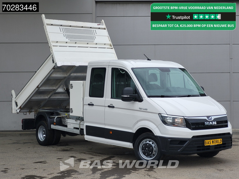 MAN TGE 5.120 Open Laadbak met Kist Dubbel Cabine Dubbellucht 3,5t Trekhaak Navi Airco Cruise Euro6 Pritsche Open Box Pickup Airco Dubbel cabi - 平板货车:图1 MAN TGE 5.120 Open Laadbak met Kist Dubbel Cabine Dubbellucht 3,5t Trekhaak Navi Airco Cruise Euro6 Pritsche Open Box Pickup Airco Dubbel cabi - 平板货车:图1