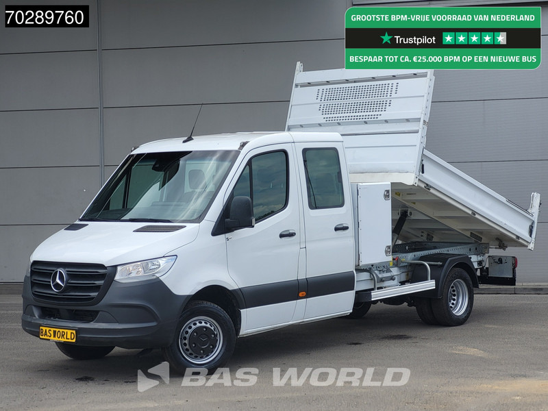Mercedes-Benz Sprinter 514 CDI Open Laadbak met Kist Dubbel Cabine Dubbellucht 3,5t Trekhaak Airco Cruise MBUX CarPlay Euro6 Pritsche Pickup Open Box 2 - 平板货车:图1 Mercedes-Benz Sprinter 514 CDI Open Laadbak met Kist Dubbel Cabine Dubbellucht 3,5t Trekhaak Airco Cruise MBUX CarPlay Euro6 Pritsche Pickup Open Box 2 - 平板货车:图1