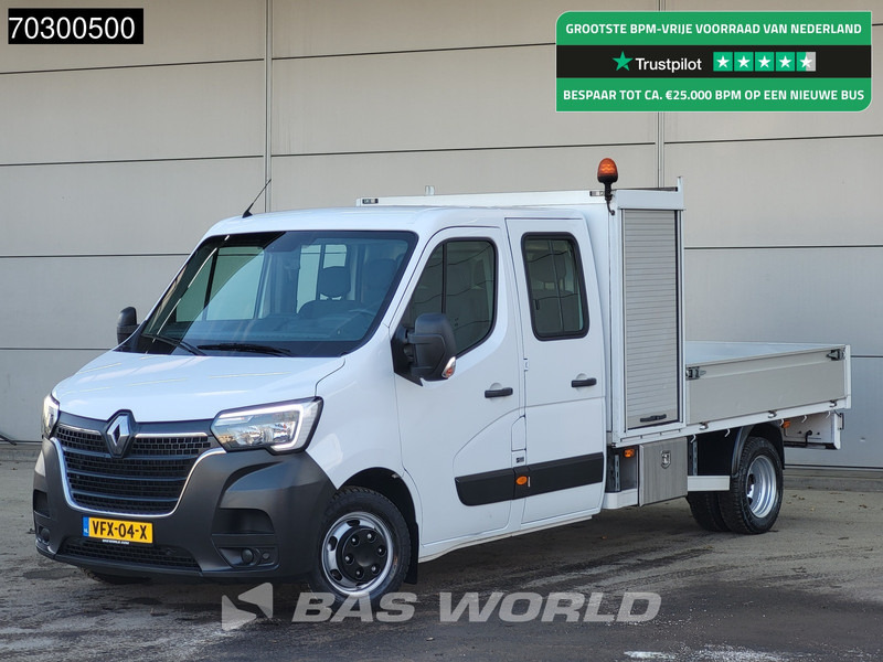 Renault Master 145PK Open Laadbak Dubbel Cabine Dubbellucht LED Airco Cruise Euro6 Pritsche Pickup Open Box Airco Trekhaak Cruise control - 平板货车:图1 Renault Master 145PK Open Laadbak Dubbel Cabine Dubbellucht LED Airco Cruise Euro6 Pritsche Pickup Open Box Airco Trekhaak Cruise control - 平板货车:图1