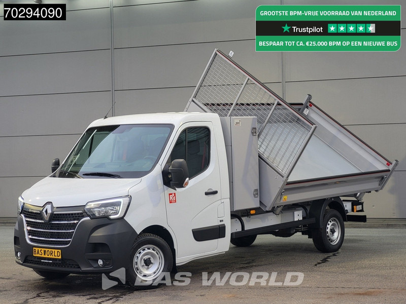 Renault Master 165PK 3 zijdige Kipper met Kist Trekhaak Airco Cruise Tipper Kieper Benne Airco Trekhaak Cruise control - 翻斗货车:图1 Renault Master 165PK 3 zijdige Kipper met Kist Trekhaak Airco Cruise Tipper Kieper Benne Airco Trekhaak Cruise control - 翻斗货车:图1