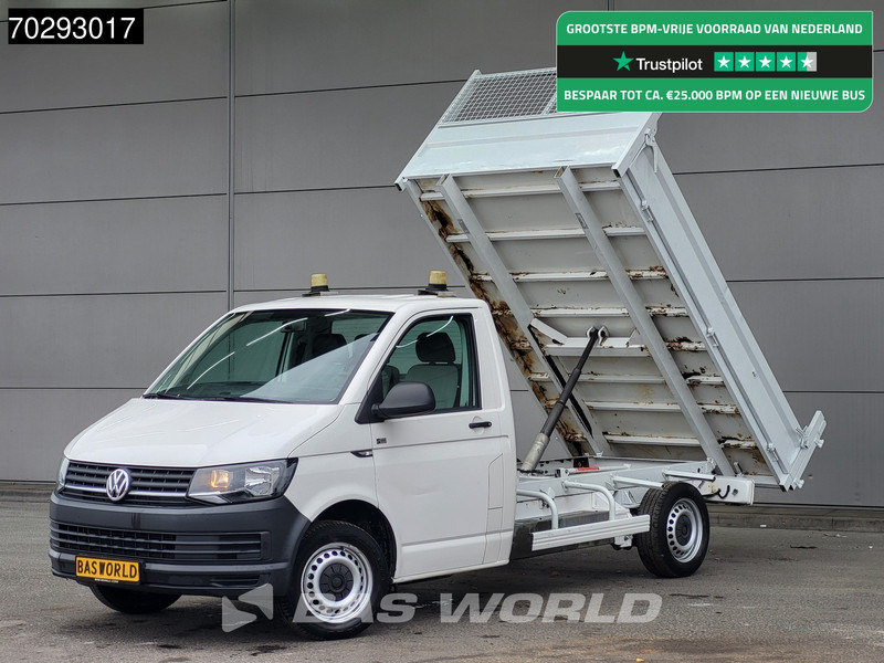 Volkswagen Transporter 150PK Kipper Trekhaak Euro6 Tipper Benne Kieper Trekhaak - 平板货车:图1 Volkswagen Transporter 150PK Kipper Trekhaak Euro6 Tipper Benne Kieper Trekhaak - 平板货车:图1
