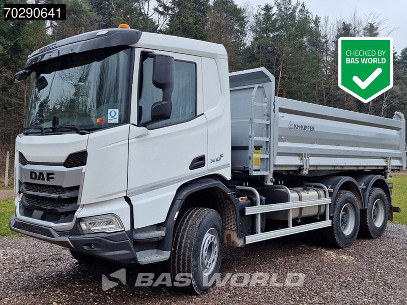 DAF XD 450 XD 6X4 NEW! 12m3 KH 3-way Tipper Big-Axle Steel suspension Euro 6 - 翻斗车:图1 DAF XD 450 XD 6X4 NEW! 12m3 KH 3-way Tipper Big-Axle Steel suspension Euro 6 - 翻斗车:图1