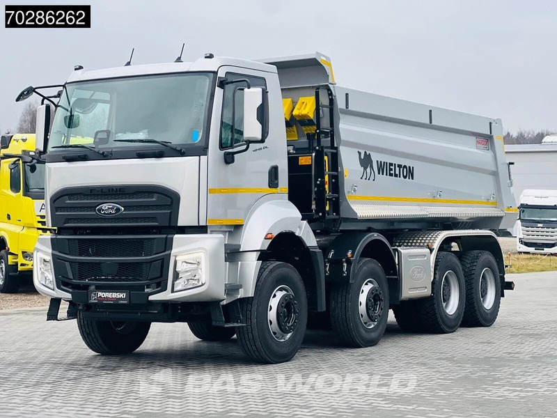 Ford F-Line 4145 8X4 NEW! 18m3 Wielton Tipper Steelsuspension Automatic Navi Euro 6 - 翻斗车:图5 Ford F-Line 4145 8X4 NEW! 18m3 Wielton Tipper Steelsuspension Automatic Navi Euro 6 - 翻斗车:图5