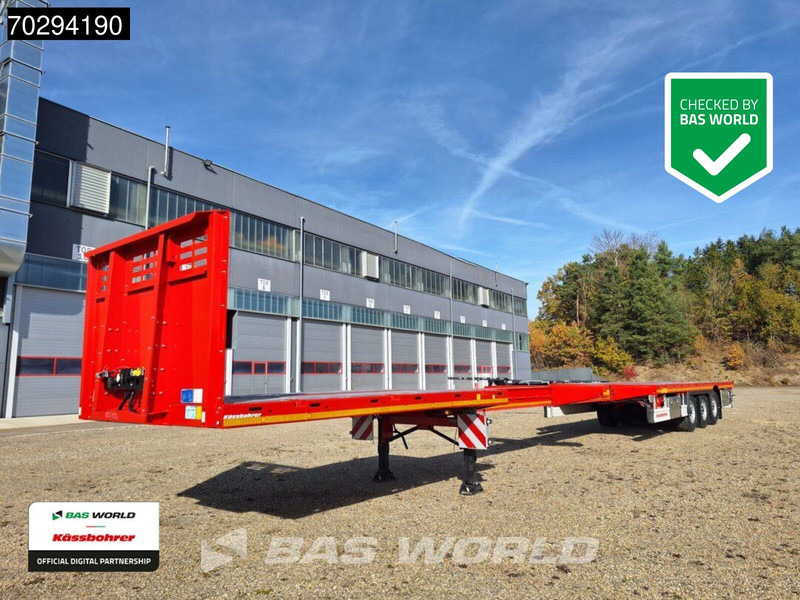 Kässbohrer Extendable (6 900 mm platform extension) 3 axles NEW! 3 axle maxima HD platform - 侧帘半拖车:图1 Kässbohrer Extendable (6 900 mm platform extension) 3 axles NEW! 3 axle maxima HD platform - 侧帘半拖车:图1