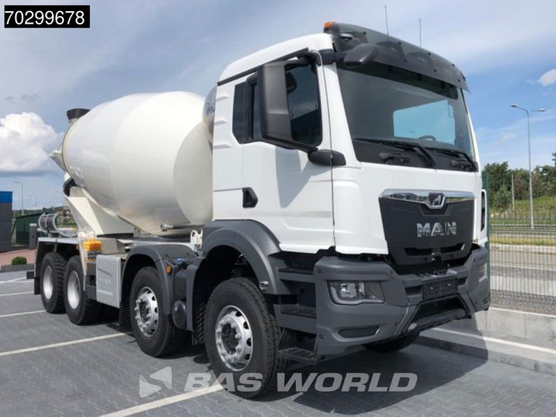MAN TGS 35.440 8X4 NEW! 10m3 FML mixer Automatic Steel suspension Euro 6 - 混凝土搅拌车:图3 MAN TGS 35.440 8X4 NEW! 10m3 FML mixer Automatic Steel suspension Euro 6 - 混凝土搅拌车:图3