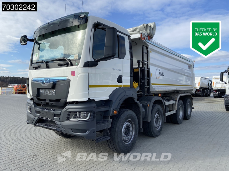 MAN TGS 41.400 8X4 20m3 KH Kipper Tarpaulin Automatic Big-Axle EURO 2 - 翻斗车:图1 MAN TGS 41.400 8X4 20m3 KH Kipper Tarpaulin Automatic Big-Axle EURO 2 - 翻斗车:图1