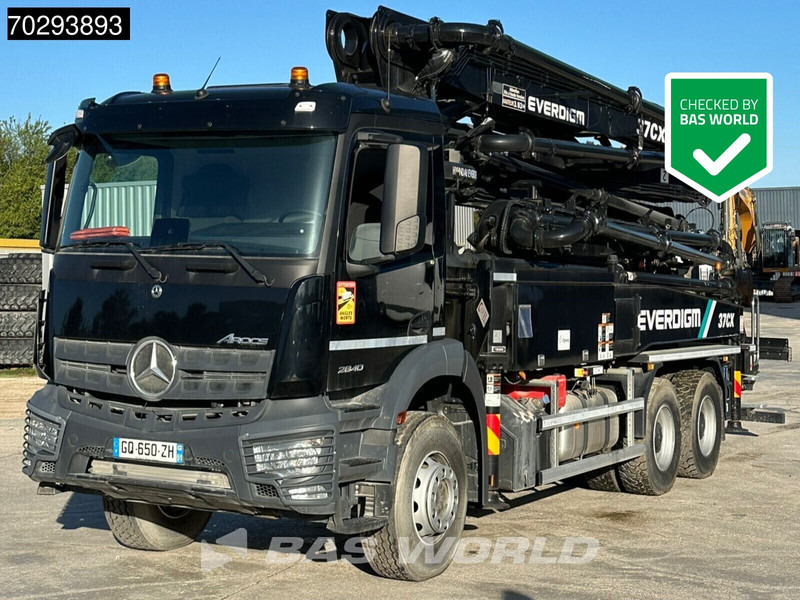Mercedes-Benz Arocs 2840 Arocs 6X4 Unused! Everdigm 37CX-5 concrete pump Steel Suspension Automatic Euro 6 - 混凝土泵车:图1 Mercedes-Benz Arocs 2840 Arocs 6X4 Unused! Everdigm 37CX-5 concrete pump Steel Suspension Automatic Euro 6 - 混凝土泵车:图1