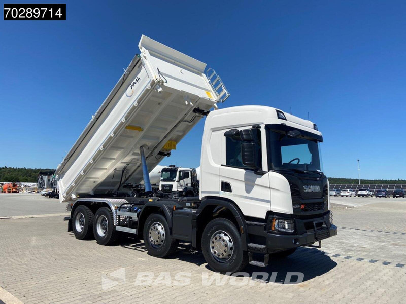 Scania P420 8X4 NEW! 13,5m3 3-way tipper Hardox450 Steel Steelsuspension Euro 6 - 翻斗车:图3 Scania P420 8X4 NEW! 13,5m3 3-way tipper Hardox450 Steel Steelsuspension Euro 6 - 翻斗车:图3