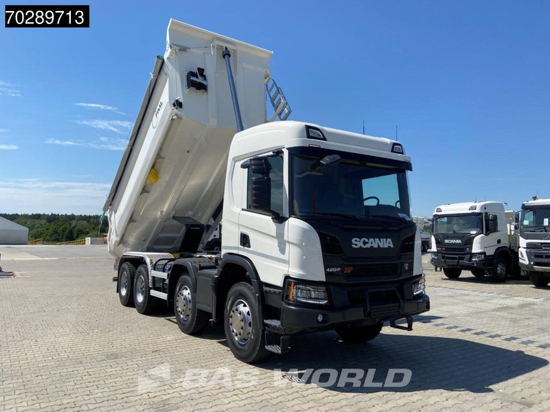 Scania P420 8X4 NEW! 18m3 Steel tipper Steelsuspension Automatic Euro 6 - 翻斗车:图3 Scania P420 8X4 NEW! 18m3 Steel tipper Steelsuspension Automatic Euro 6 - 翻斗车:图3