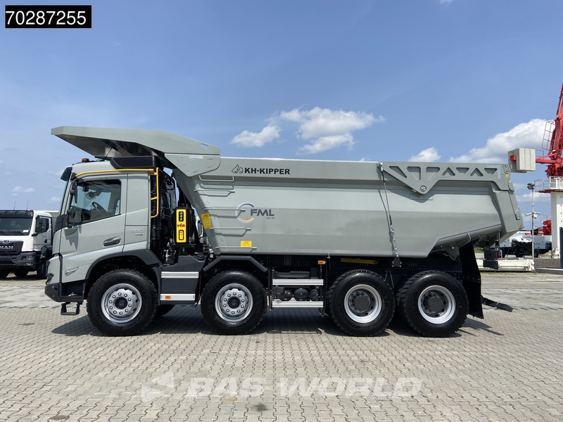 新的 翻斗车 Volvo FMX 500 FMX 8X4 23m3 KH-Kipper Rock Bull VEB+ Steelsuspension Euro 6：图16