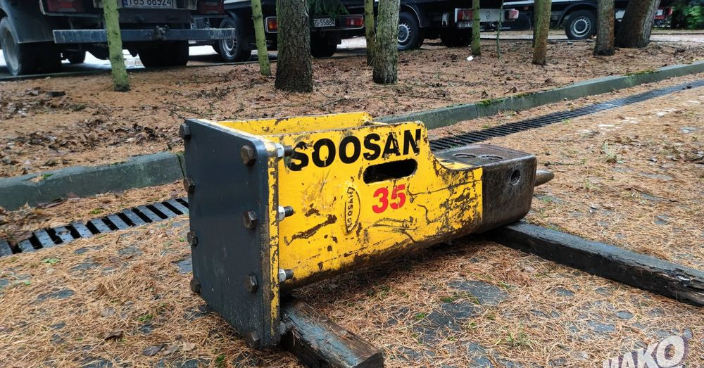 Młot hydrauliczny Soosan SQ35 230kg do koparki - 附件 适用于 建筑机械:图3 Młot hydrauliczny Soosan SQ35 230kg do koparki - 附件 适用于 建筑机械:图3