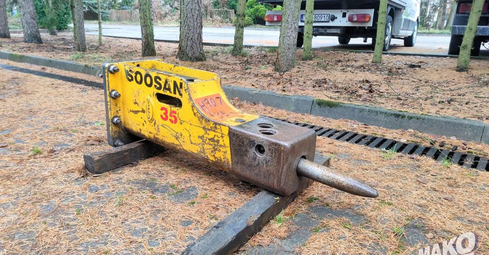 Młot hydrauliczny Soosan SQ35 230kg do koparki - 附件 适用于 建筑机械:图1 Młot hydrauliczny Soosan SQ35 230kg do koparki - 附件 适用于 建筑机械:图1