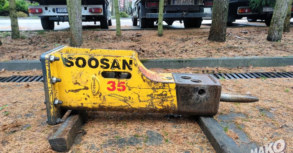 Młot hydrauliczny Soosan SQ35 230kg do koparki - 附件 适用于 建筑机械:图2 Młot hydrauliczny Soosan SQ35 230kg do koparki - 附件 适用于 建筑机械:图2