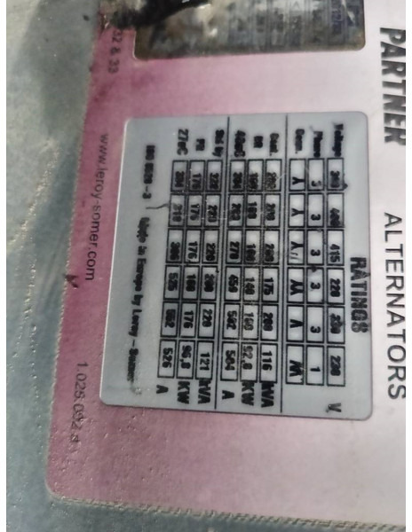 发电机组 SDMO R220 C3 220 kva generator john deere 318A：图20