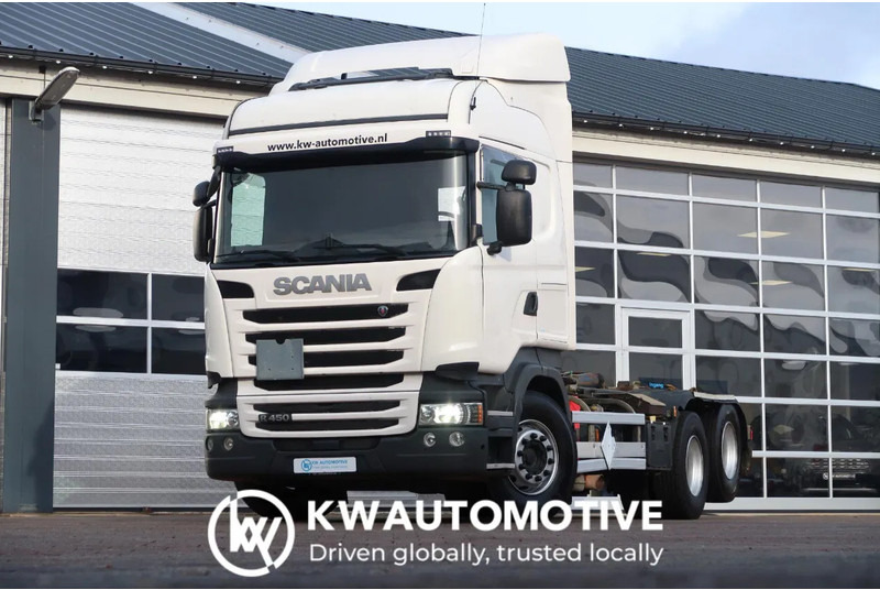 Scania R450 6X2/ HOOKLIFT 20T/ RETARDER/ LIFT/ - 光缆系统卡车:图1 Scania R450 6X2/ HOOKLIFT 20T/ RETARDER/ LIFT/ - 光缆系统卡车:图1