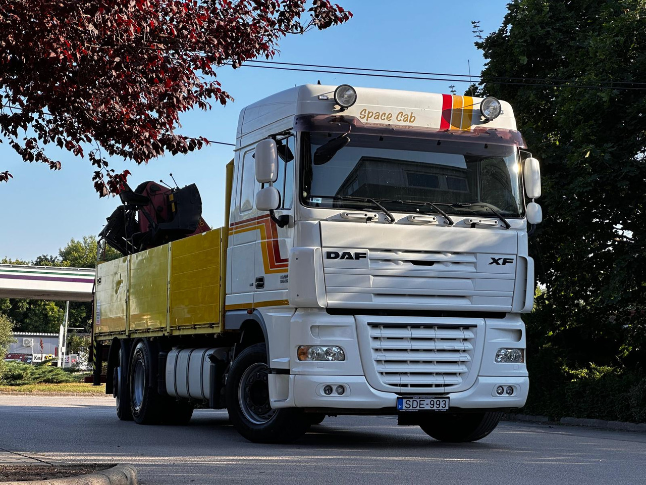 DAF Xf 105.410 Manual 6x2 Palfinger Pk18500 EXCELENT - 起重车:图1 DAF Xf 105.410 Manual 6x2 Palfinger Pk18500 EXCELENT - 起重车:图1