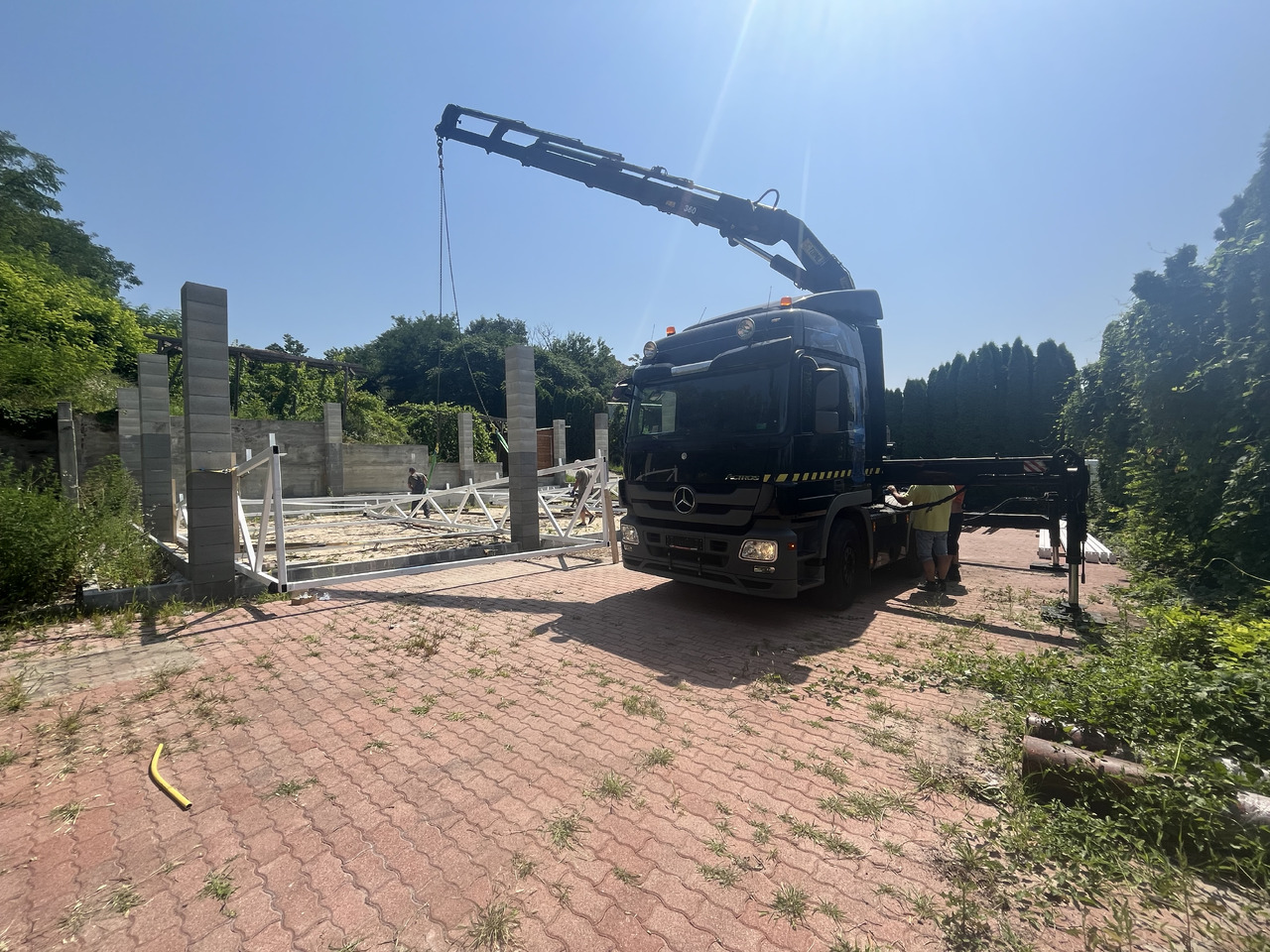 起重车 MERCEDES-BENZ 2548 6X2  TOIMIL CRANE 36T ORIG.204.000km!：图6