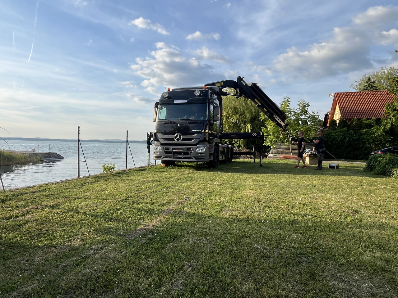 起重车 MERCEDES-BENZ 2548 6X2  TOIMIL CRANE 36T ORIG.204.000km!：图8