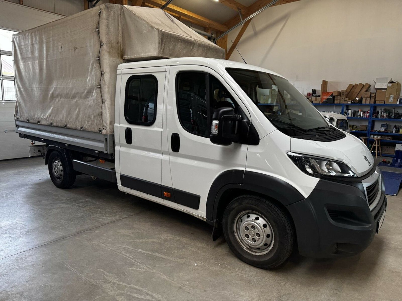 Fiat Ducato Boxer165 HDI Doka Pritsche Ladekran - 平板货车, 康比货车:图1 Fiat Ducato Boxer165 HDI Doka Pritsche Ladekran - 平板货车, 康比货车:图1