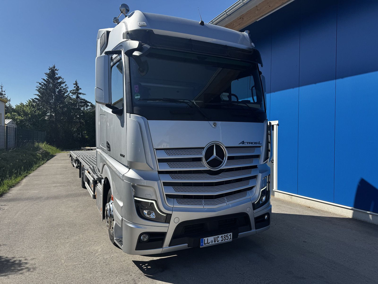 Mercedes-Benz Actros L 1851 FVG Autotransporter + Hänger - 自动转运卡车:图4 Mercedes-Benz Actros L 1851 FVG Autotransporter + Hänger - 自动转运卡车:图4