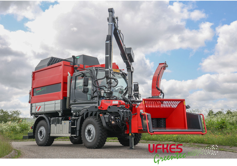 Mercedes-Benz Unimog U 427 Greentec woodchipper combi - 小型货车:图3 Mercedes-Benz Unimog U 427 Greentec woodchipper combi - 小型货车:图3