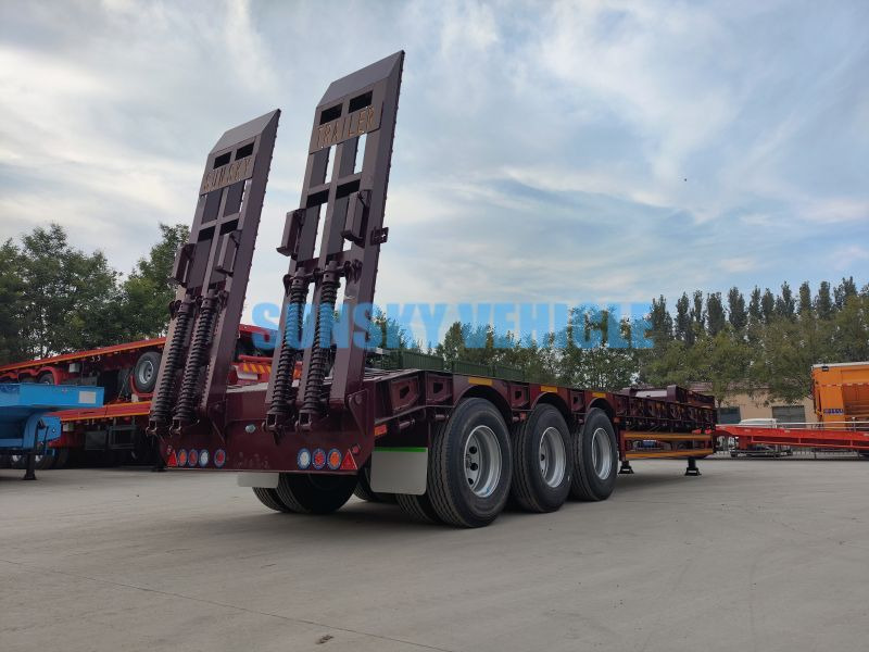 新的 低装载半拖车 用于运输 重型机械 SUNSKY 30Ton lowbed trailer：图18