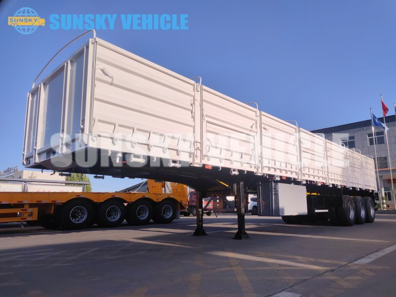 SUNSKY Drop Side semi trailer - 栏板式/ 平板半拖车:图2 SUNSKY Drop Side semi trailer - 栏板式/ 平板半拖车:图2
