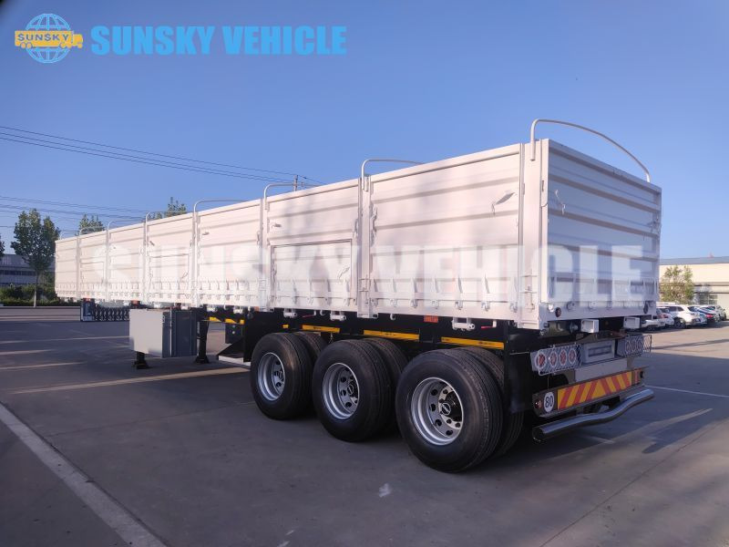SUNSKY Drop Side semi trailer - 栏板式/ 平板半拖车:图3 SUNSKY Drop Side semi trailer - 栏板式/ 平板半拖车:图3