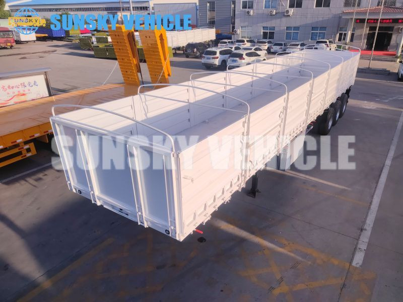 SUNSKY Drop Side semi trailer - 栏板式/ 平板半拖车:图1 SUNSKY Drop Side semi trailer - 栏板式/ 平板半拖车:图1